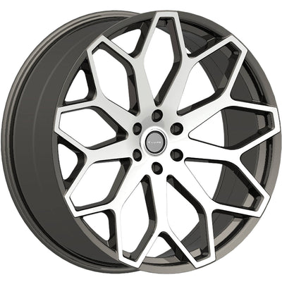 Elure 46 Black Machined Wheel