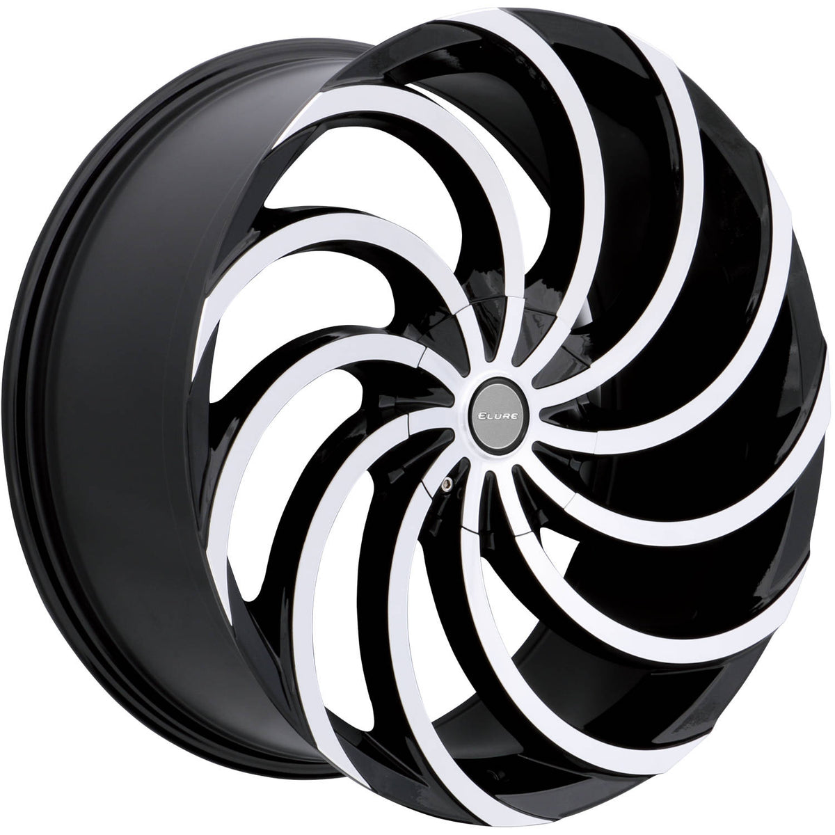 Elure 47 Black Machined Wheel