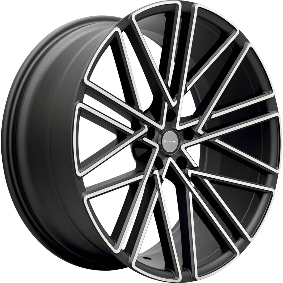 Elure 49 Black Machined Wheel