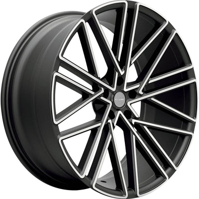 Elure 49 Black Machined Wheel
