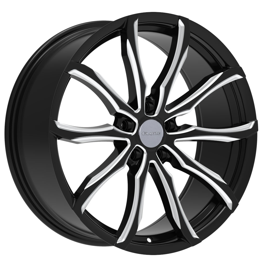Elure 51 Black Milled Wheel