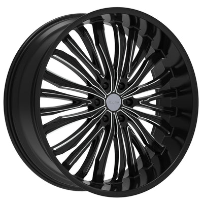 Elure 55 Black Milled Wheel