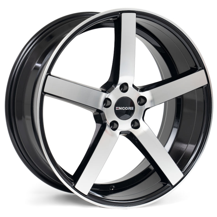 Encore Alloys ENC101 Black Machined Wheel