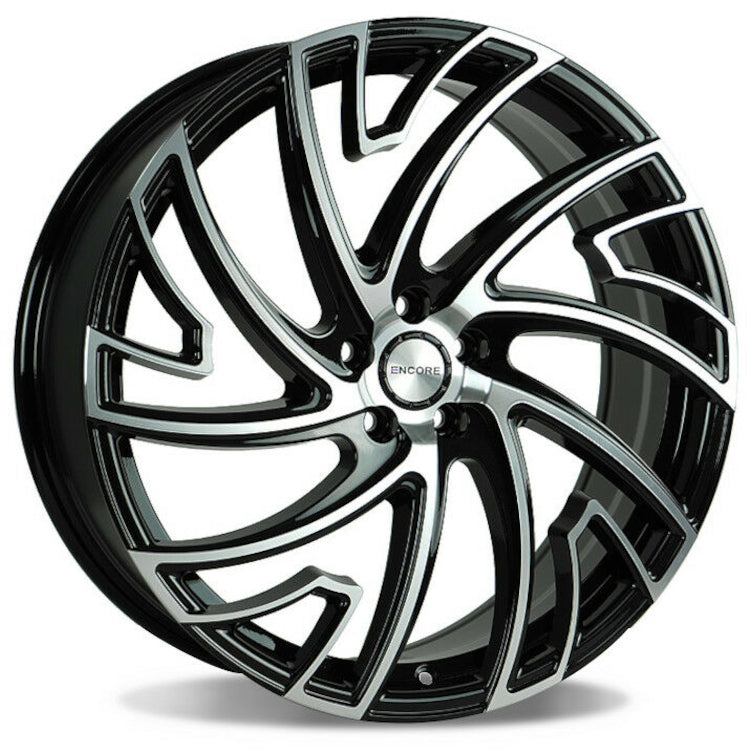 Encore Alloys ENC103 Black Machined Wheel