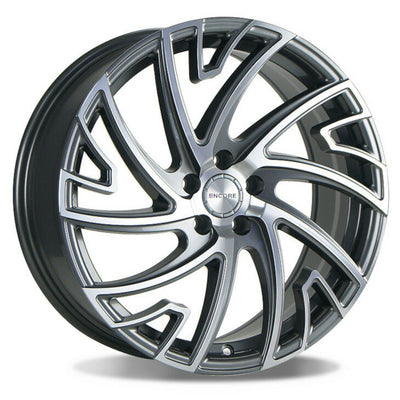 Encore Alloys ENC103 Gunmetal Machined Wheel