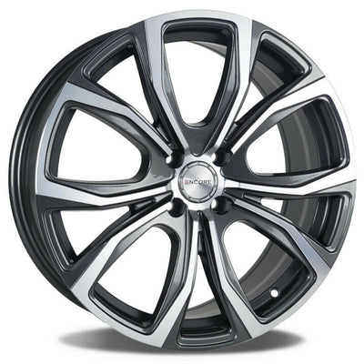 Encore Alloys ENC104 Gunmetal Machined Wheel