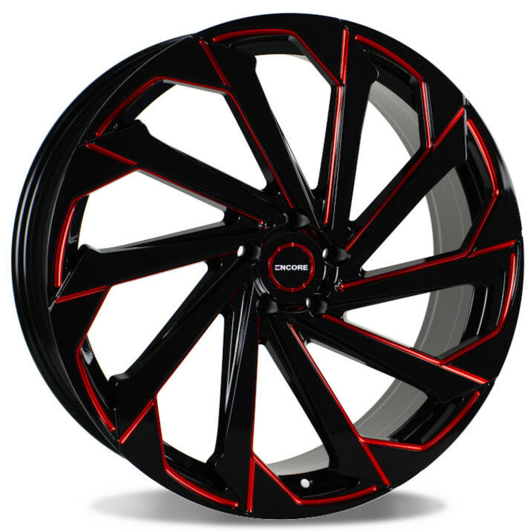 Encore Alloys ENC106 Black Wheel