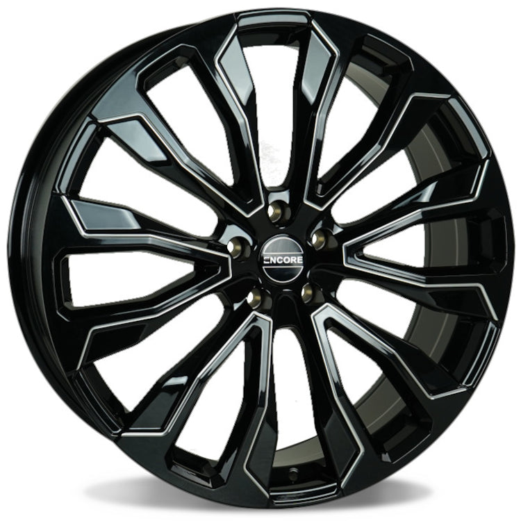 Encore Alloys ENC119 Black Milled Wheel