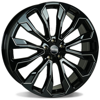 Encore Alloys ENC119 Black Milled Wheel