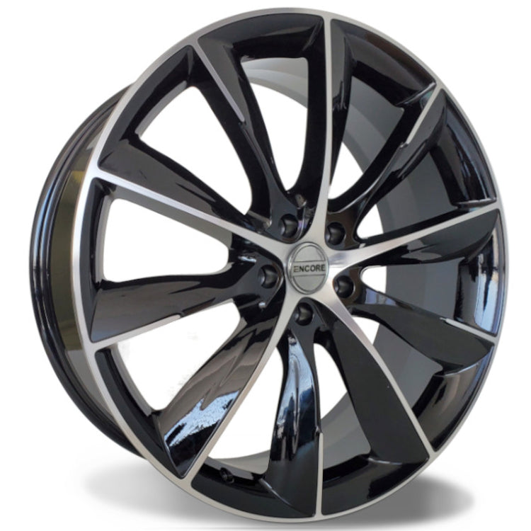 Encore Alloys ENC18 Black Machined Wheel