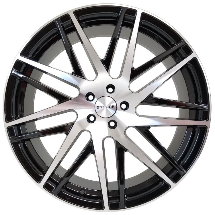 Encore Alloys ENC200 Black Machined Wheel