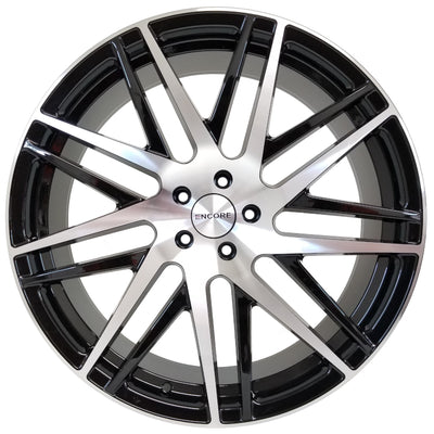 Encore Alloys ENC200 Black Machined Wheel