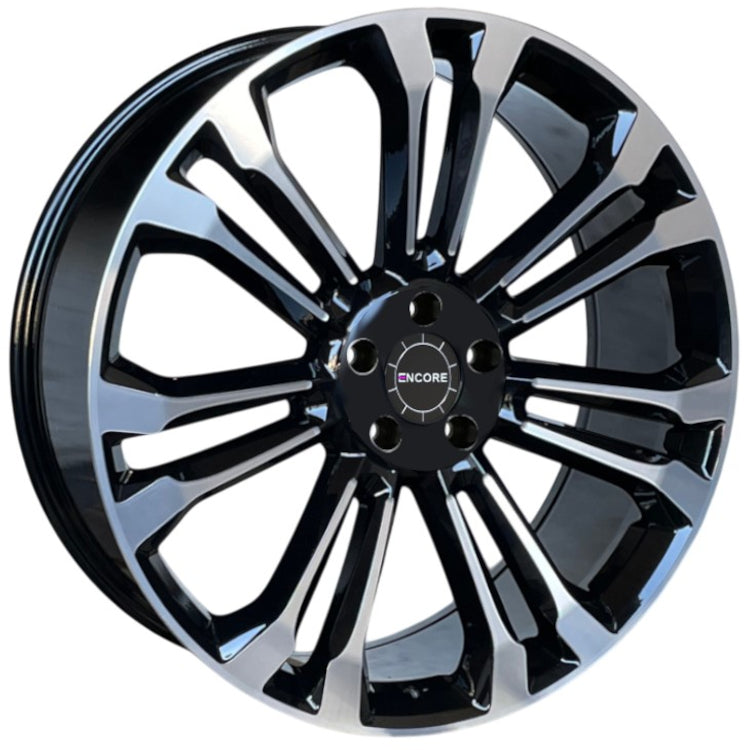 Encore Alloys ENC784 Black Machined Wheel