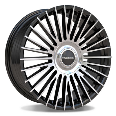 Encore Alloys U113 Black Machined Wheel