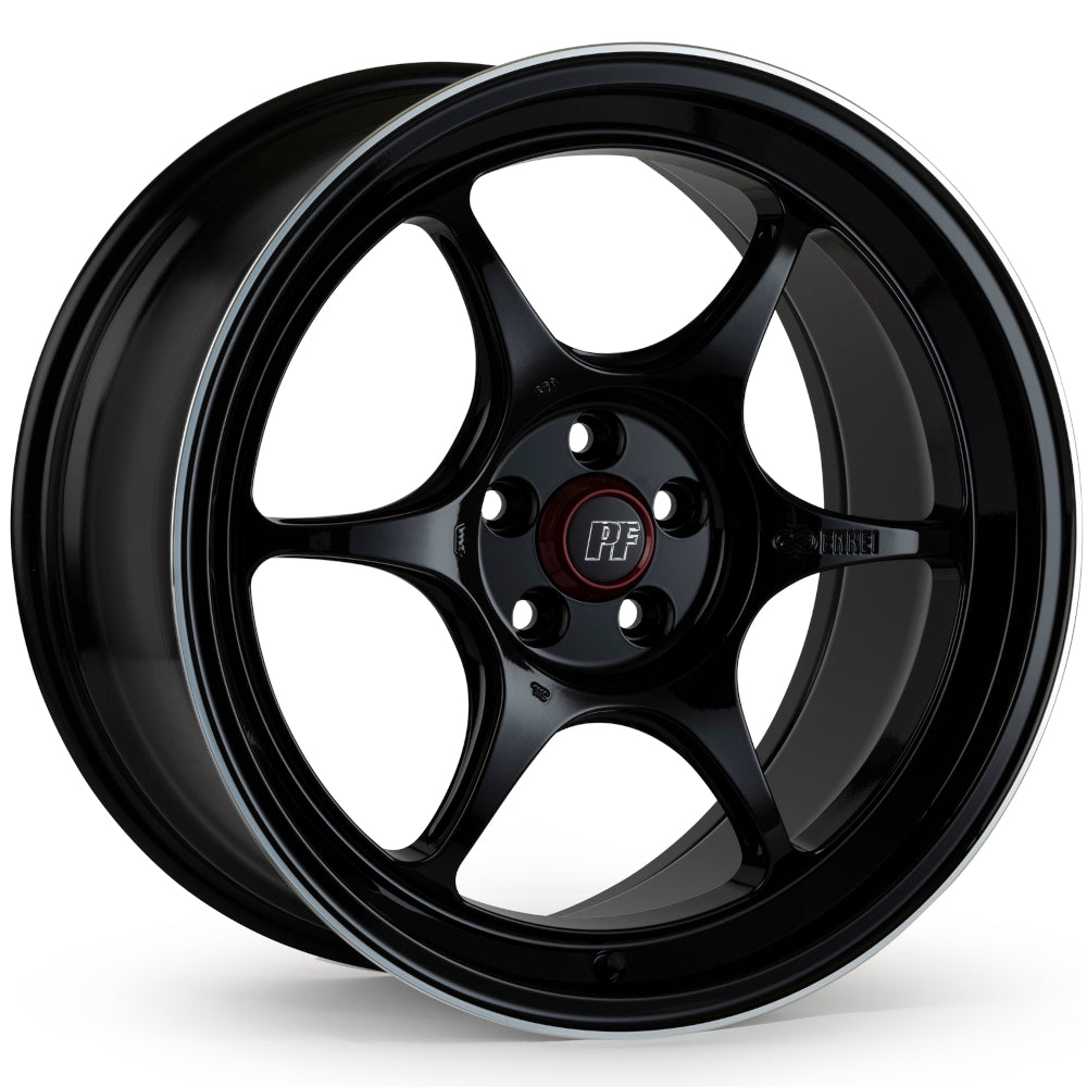 Enkei PF06 Black Machined Wheel