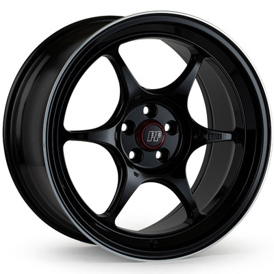 Enkei PF06 Black Machined Wheel