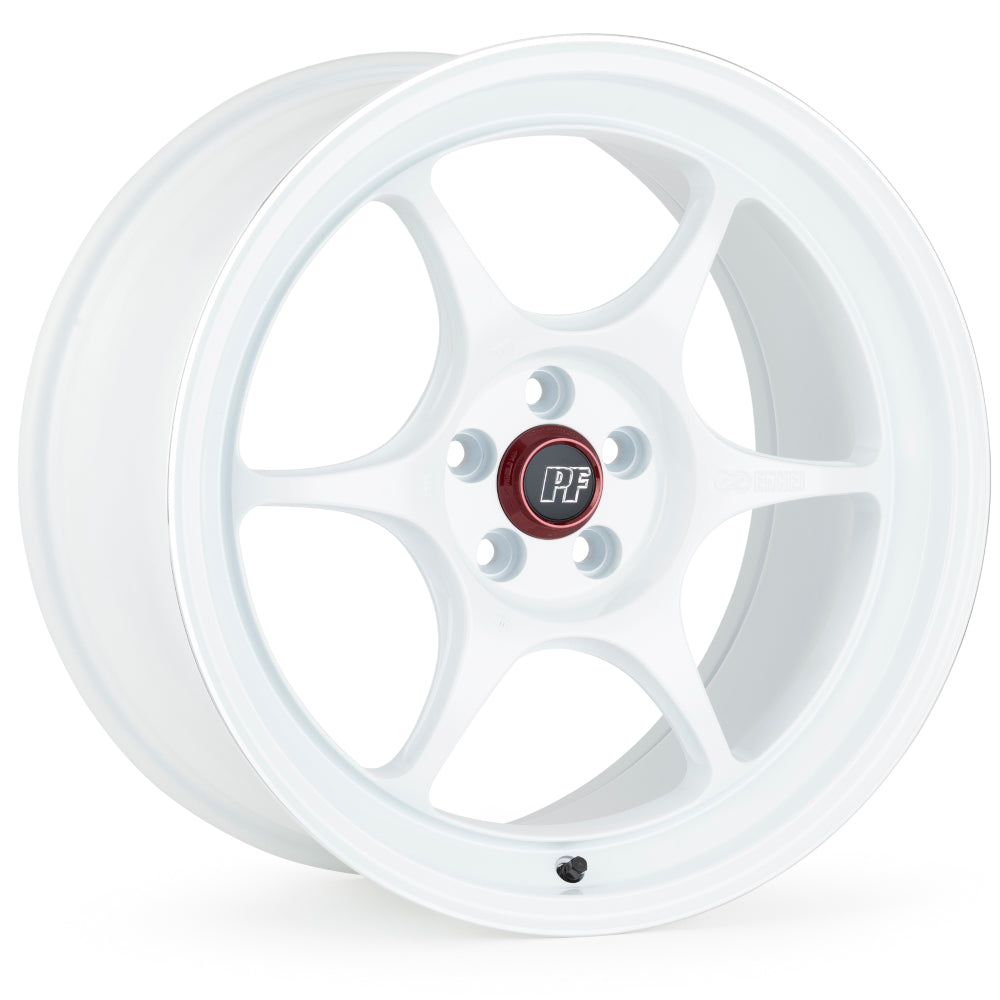 Enkei PF06 White Machined Wheel