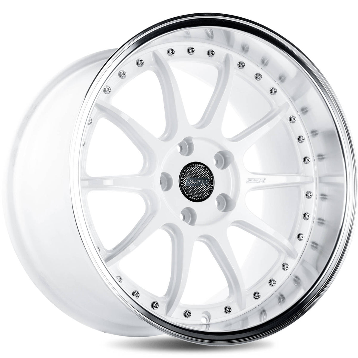 ESR CS12 White Machined Wheel