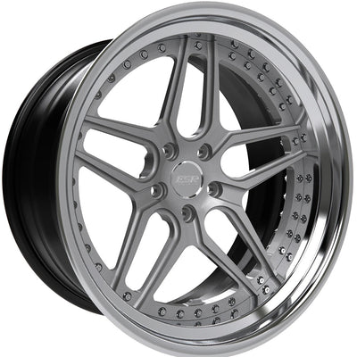 ESR Forged Classic ES15 Classic Silver Polished Wheel