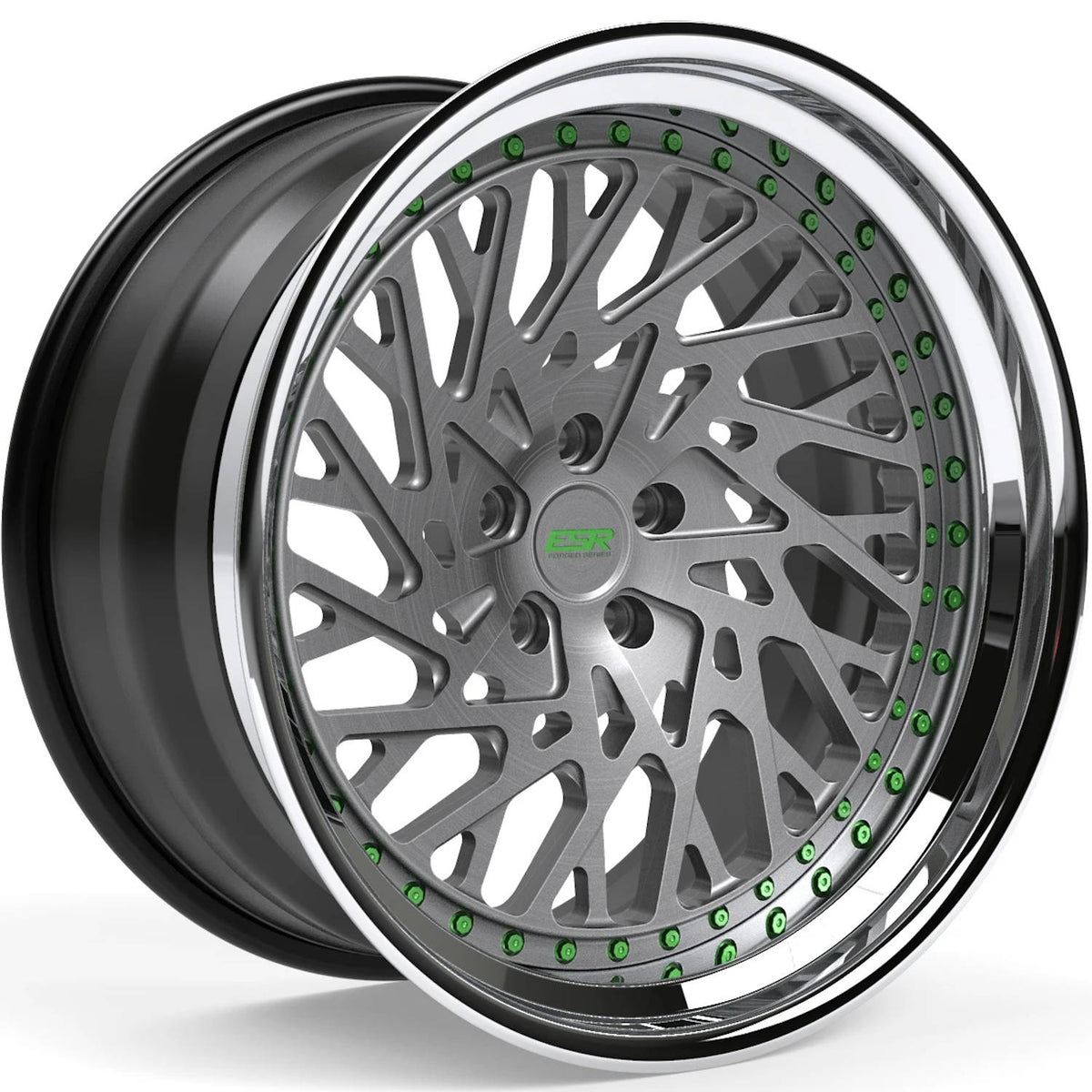 ESR Forged Classic ES16 Classic Gray Polished Wheel