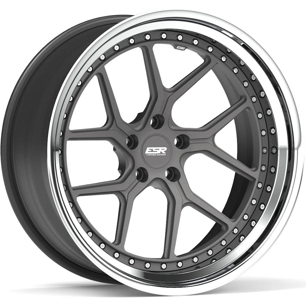 ESR Forged Classic ES2-T Classic Gray Polished Wheel