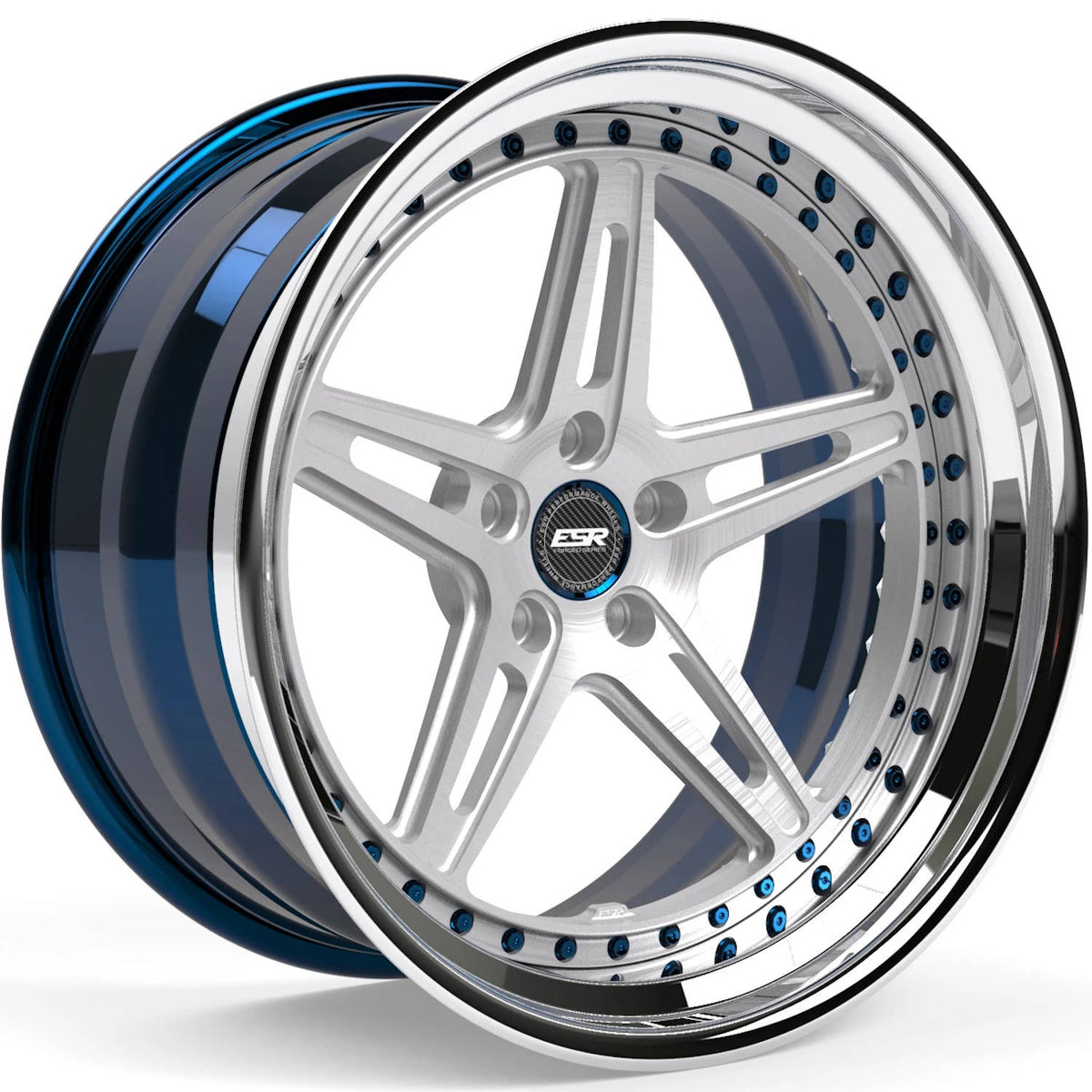 ESR Forged Classic ES4 Classic Silver Polished Wheel