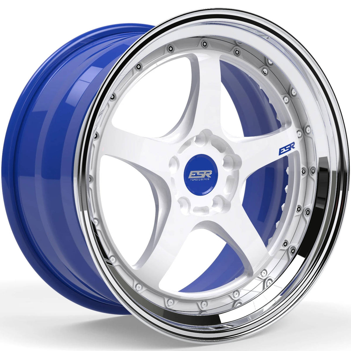 ESR Forged Classic LP5 Classic White Polished Wheel