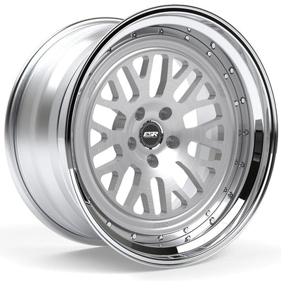 ESR Forged Classic VS1 Classic Brushed Silver wheel