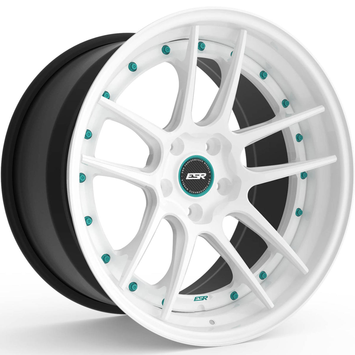 ESR Forged ES8 White Polished Wheel