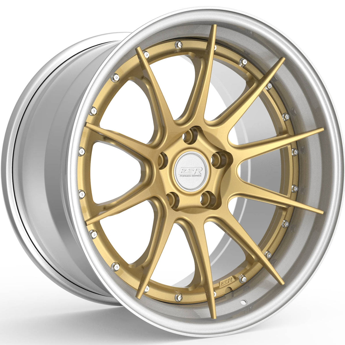 ESR Forged LP10 Gold Brushed Wheel