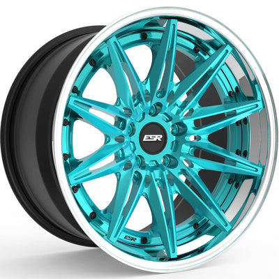 ESR Forged LT11 Teal Polished Wheel
