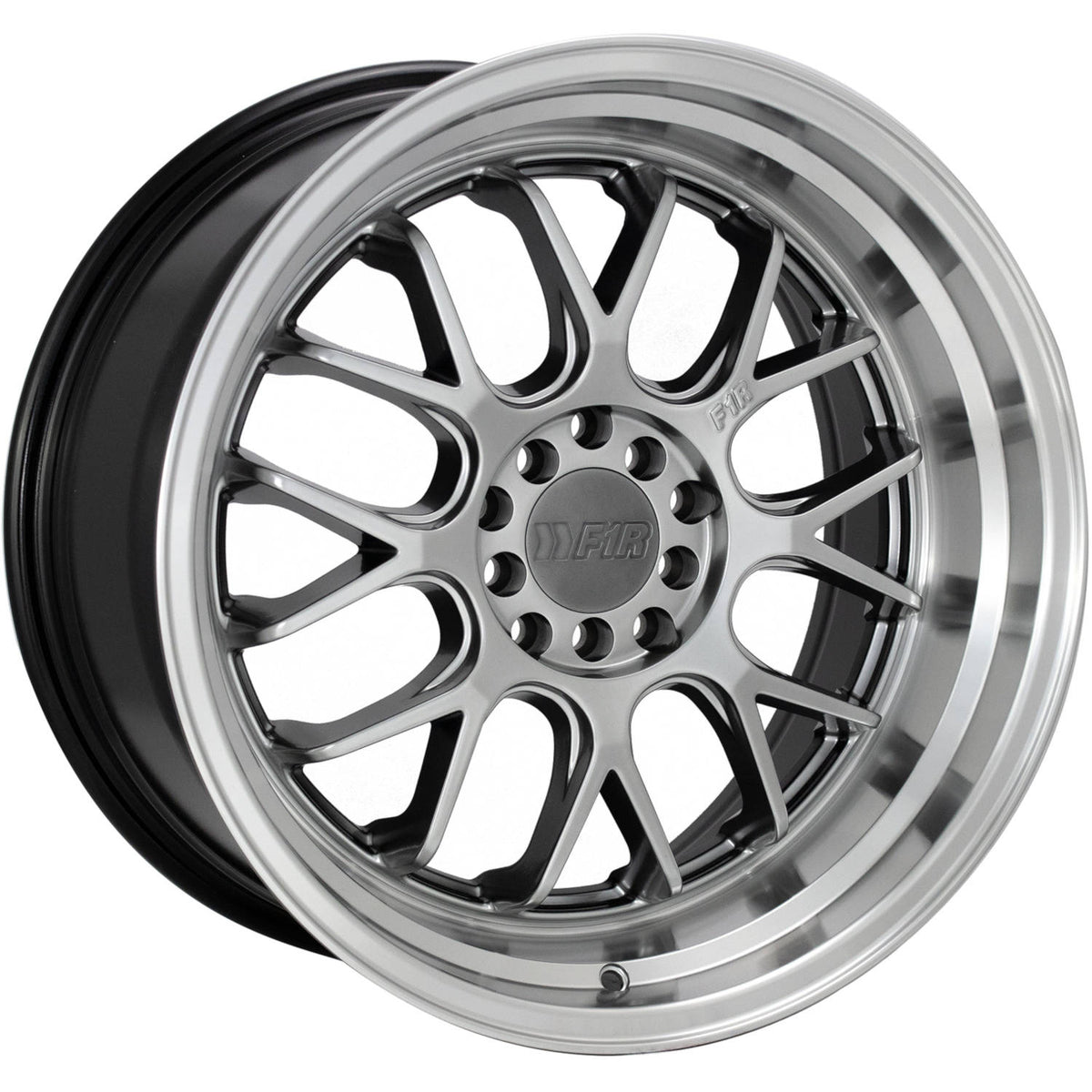 F1R F21 Hyperblack Polished Wheel