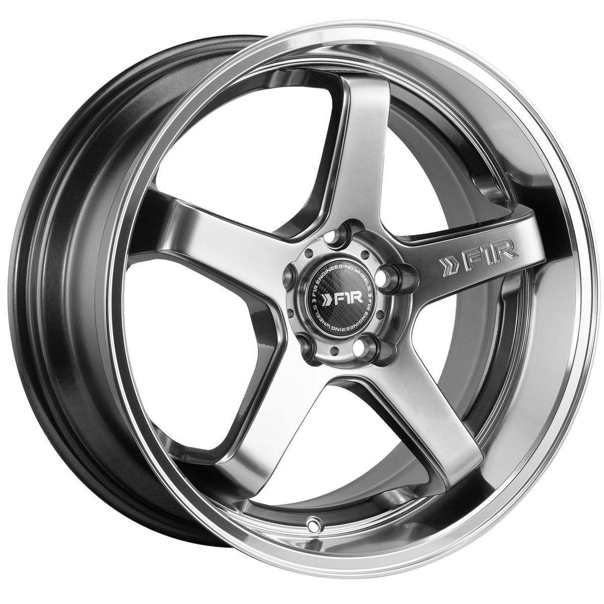 F1R FC5 Hyperblack Polished Wheel