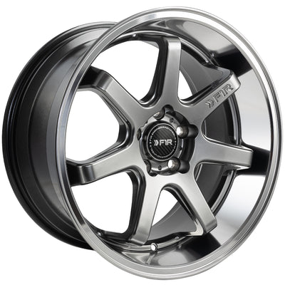 F1R FC7 Hyperblack Polished Wheel