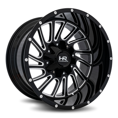 Hardrock Offroad H708 Gloss Black Milled wheel