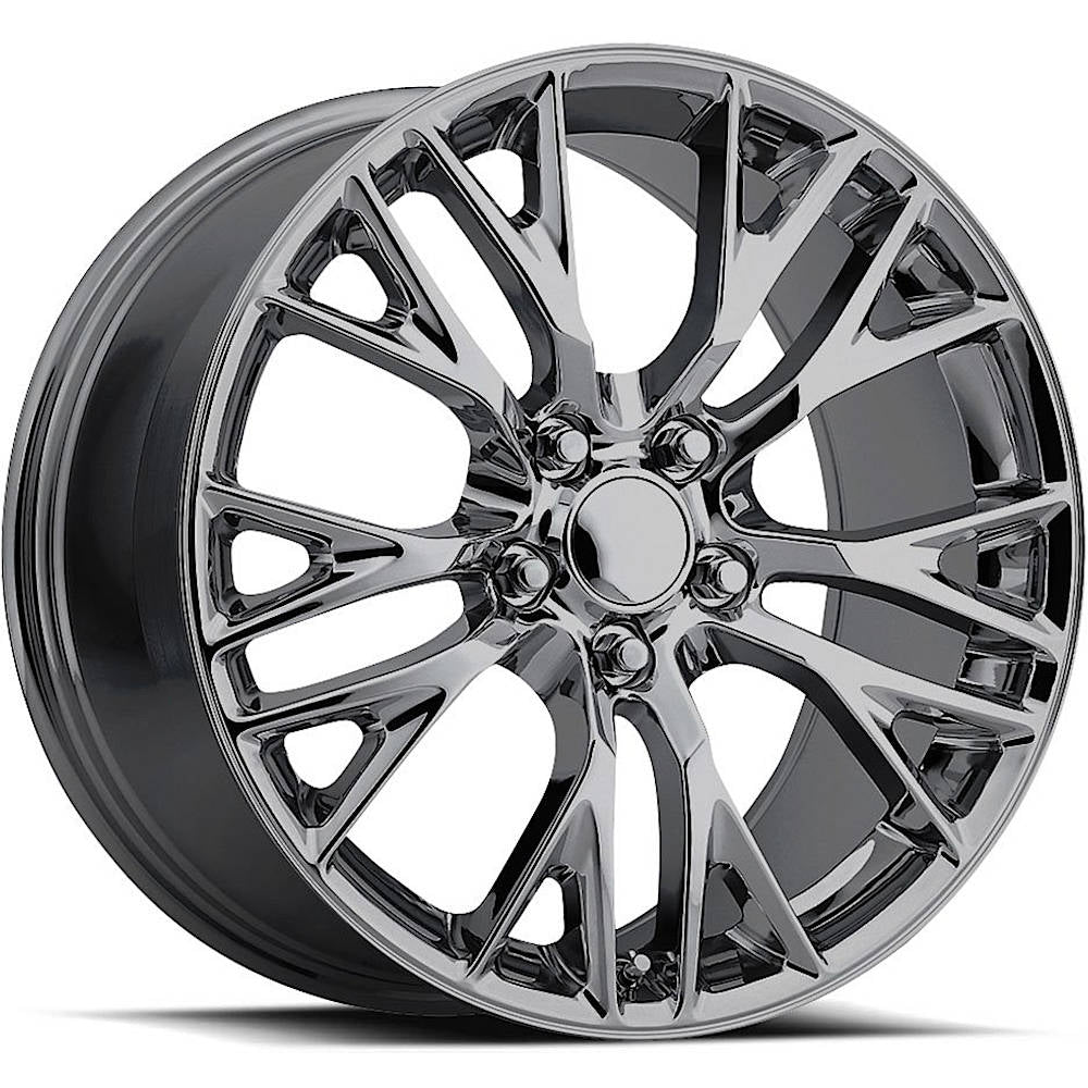Factory Reproductions FR22 Black Chrome Wheel
