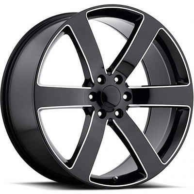 Factory Reproductions FR32 Black Milled Wheel