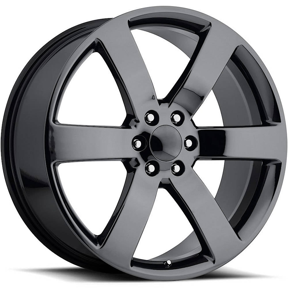 Factory Reproductions FR32 Black Chrome Wheel