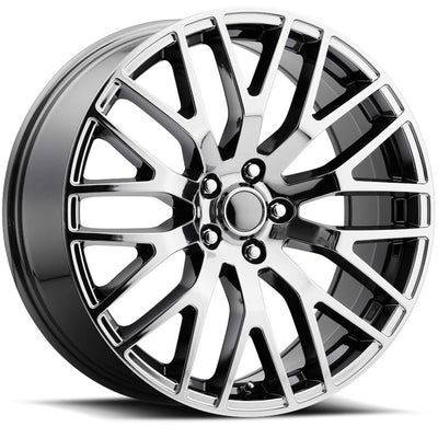Factory Reproductions FR54 Black Chrome Wheel