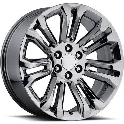 Factory Reproductions FR55 Black Chrome Wheel
