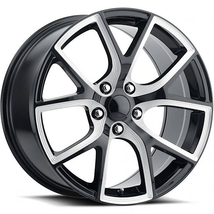 Factory Reproductions FR75 Black Milled Wheel
