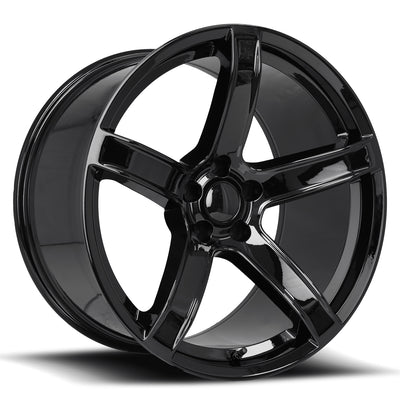 Factory Reproductions FR77F Gloss Black Wheel