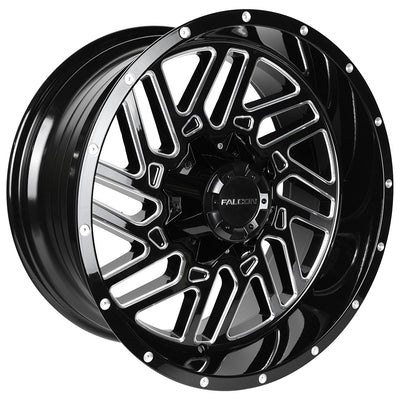 Falcon Off-Road F2 Black Milled Wheel