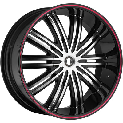 Fiero N07 Black Machined Wheel