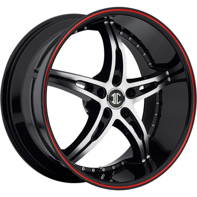 Fiero N14 Black Machined Wheel