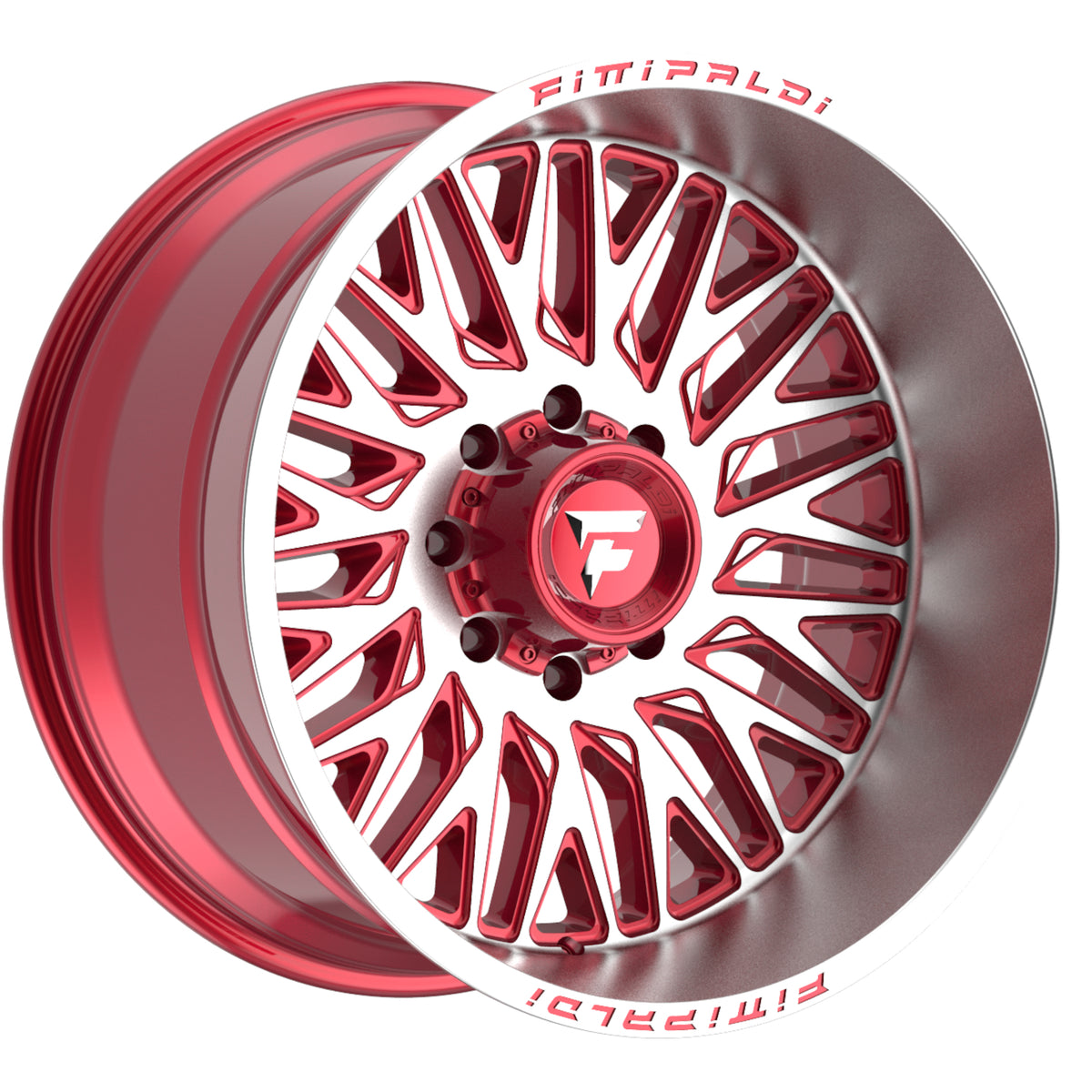 Fittipaldi Offroad FA07 Red Machined Wheel