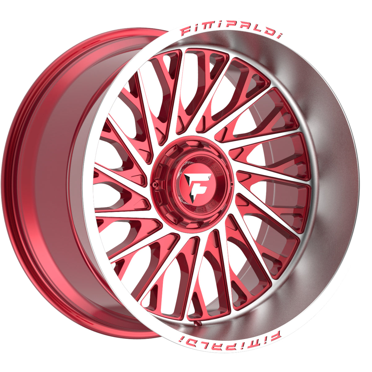 Fittipaldi Offroad FA08 Red Machined Wheel