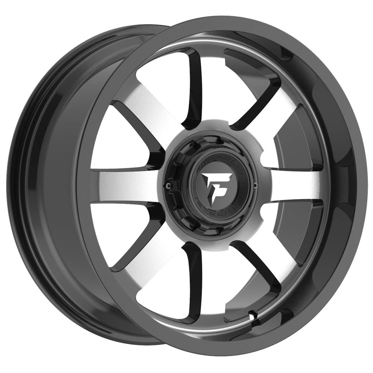 Fittipaldi Offroad FA16 Black Machined Wheel