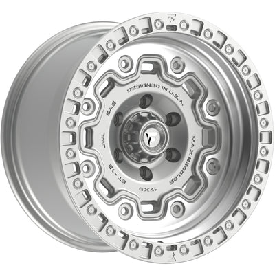 Fittipaldi Offroad FT100 Silver Machined Wheel