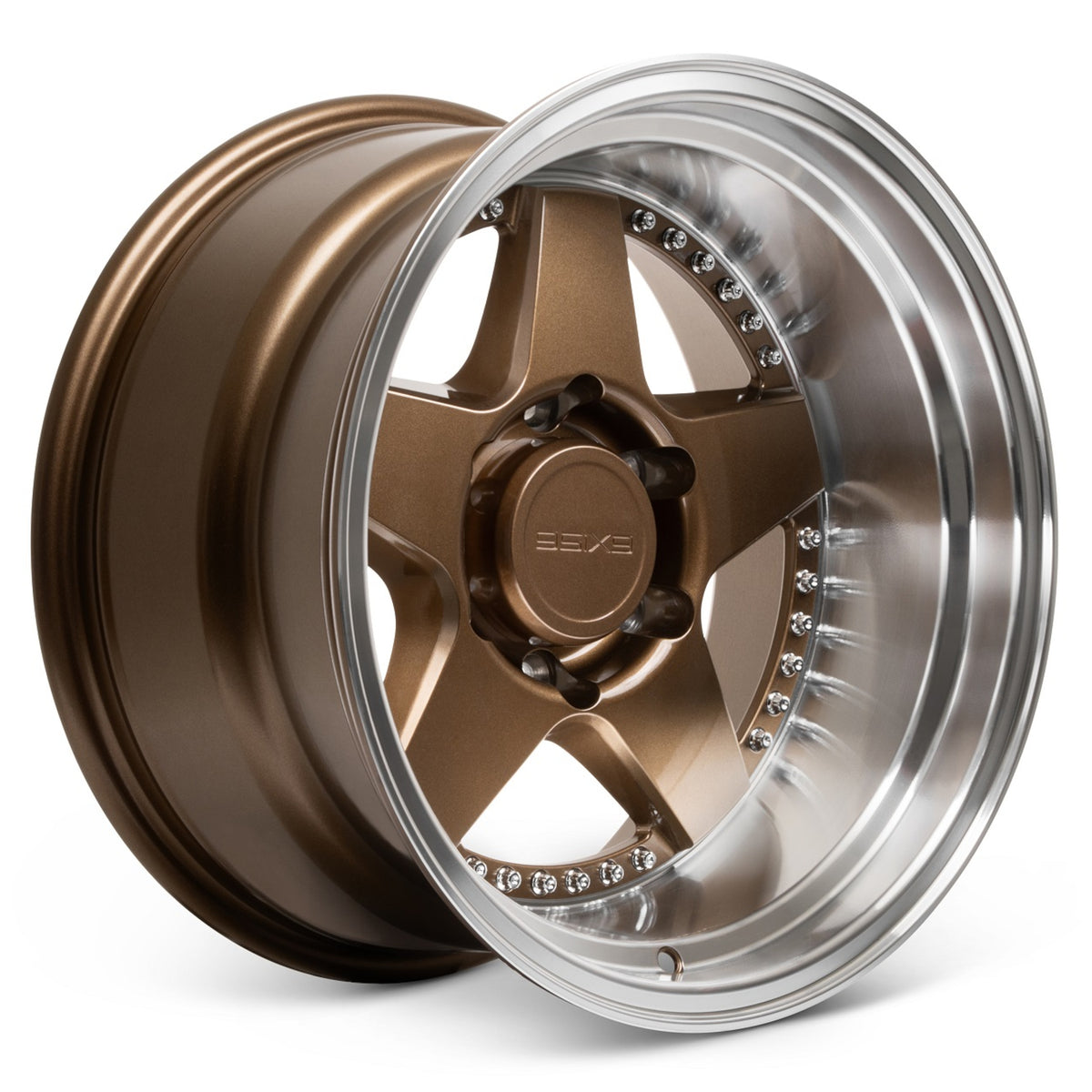 9SiX9 FIVE-2 Deep Bronze Machined Wheel